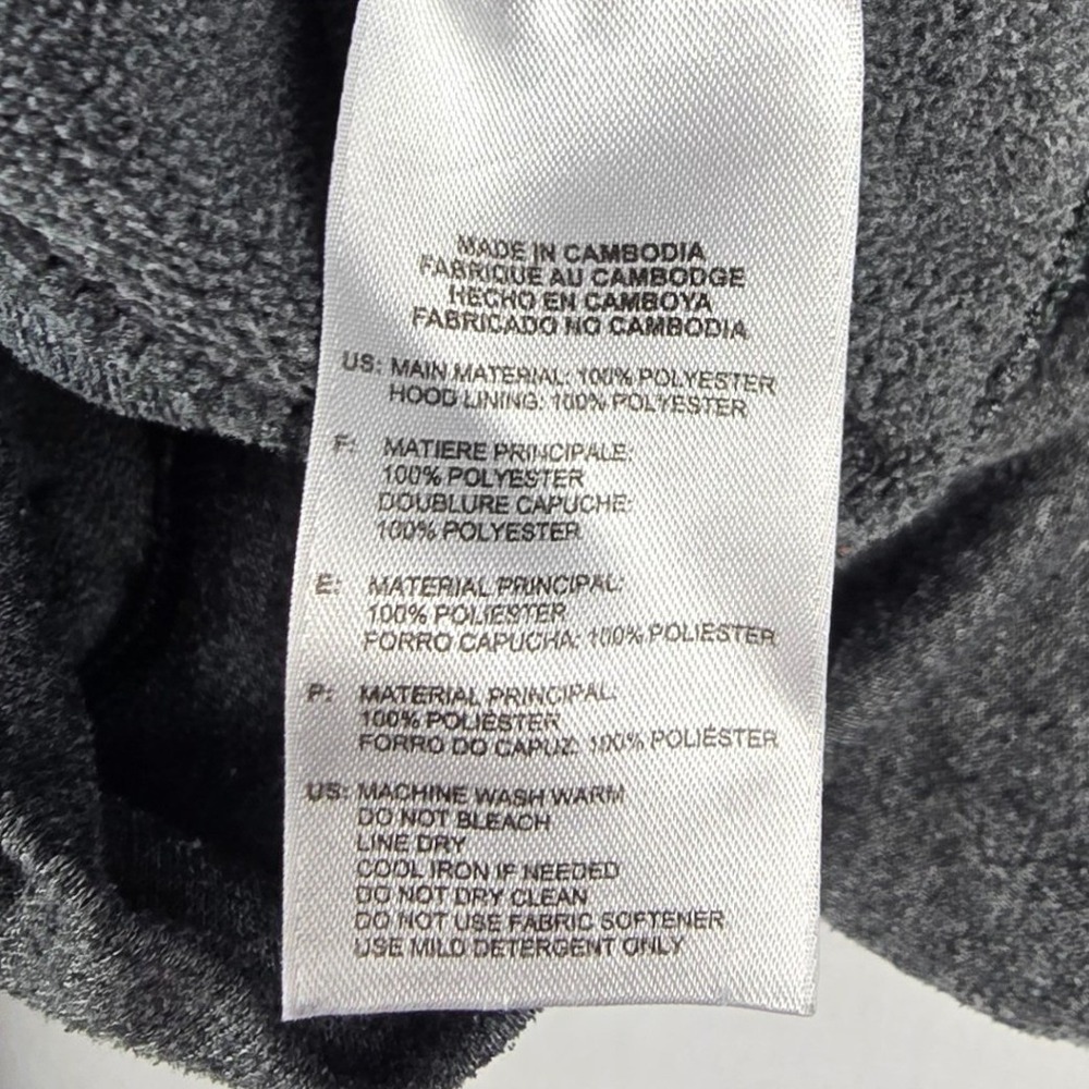 Adidas Ultimate Hoodie Womens XS Gray Pink AH8249 ClimaWarm Pullover Thumbholes - Picture 10 of 12